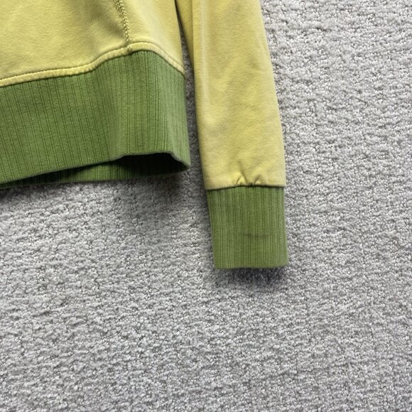 Y2K 00s Oakley Full Zip Sweatshirt Women’s Sz S Yellow / Green VTG Retro Read - Picture 16 of 16